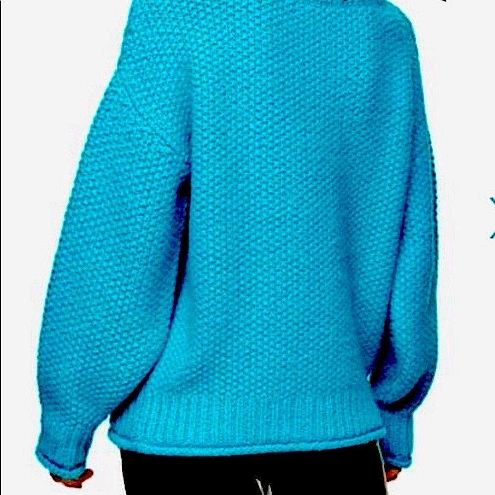 Mixed stitch chunky roll neck sweater - Picture 2 of 10
